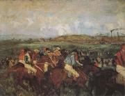 Edgar Degas The Gentlemen's Race Before the Start (mk09) china oil painting reproduction